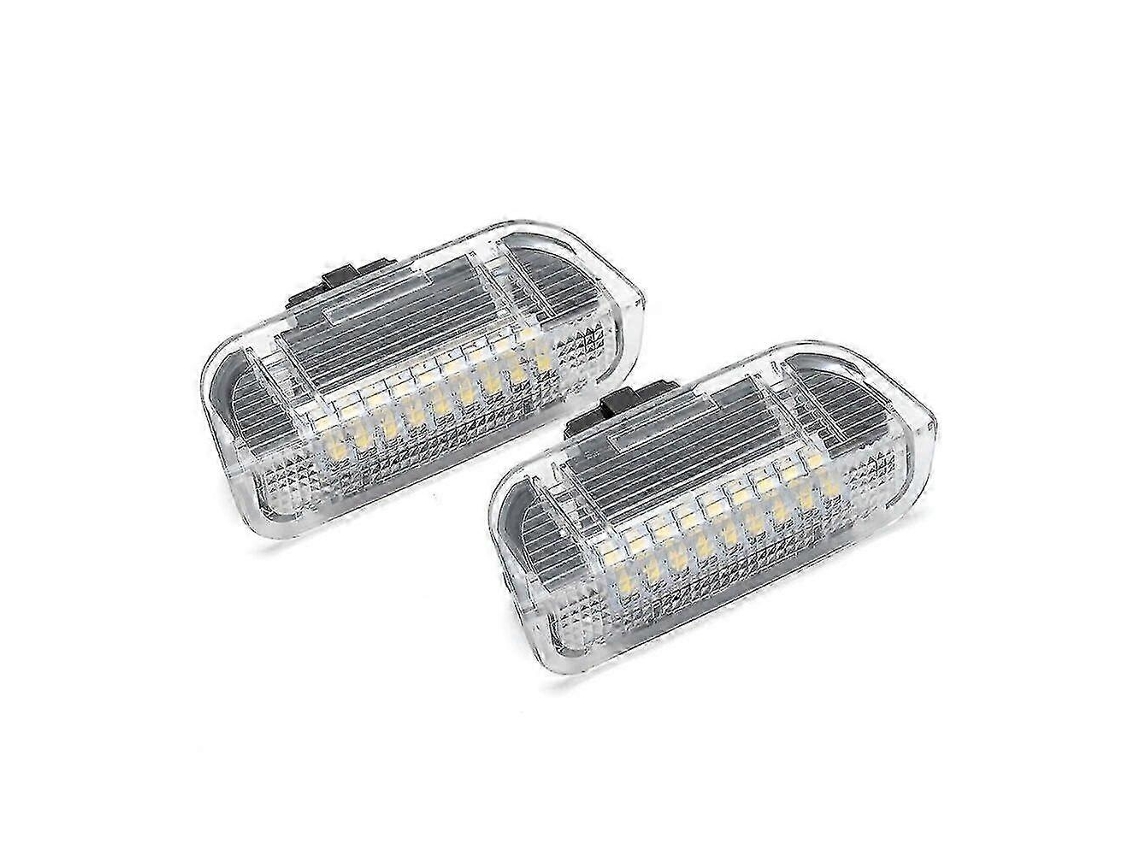 Baggage Interior Ceiling Cayenne Led Courtesy 970 Trunk Porsche Lamp Panamera Light 2011-2016 Boot For 2pc Compartmentclear Lens