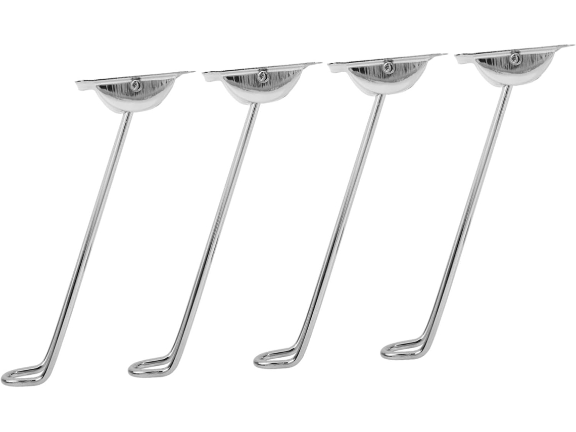 Popetpop Conjunto De 4 Pés Mesa Dobráveis Metal Para Computador Doméstica Substituição