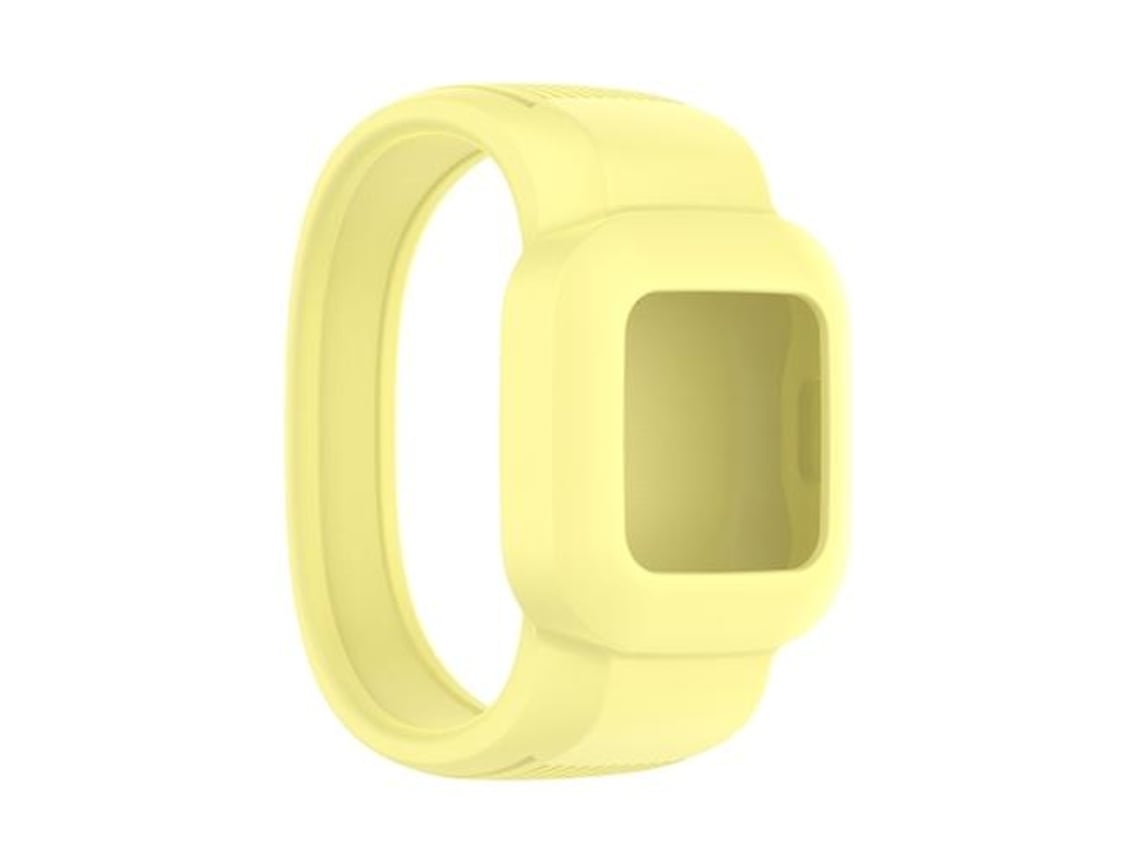 Lurelia Pulseira, Compatível Com Garmin Vivofit Jr3 Sem Fivela Silicone Cor Pura Amarela