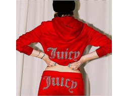 2026 conjunto de Pijama Casual Velvet Juicy Couture para Mulher de Algodão e Poliéster