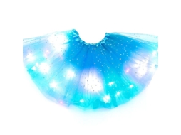 2026 falda Tutú de Dança com Luzes Led para Meninas, Vestido de Ballet Princesa para Festa e Fantasias