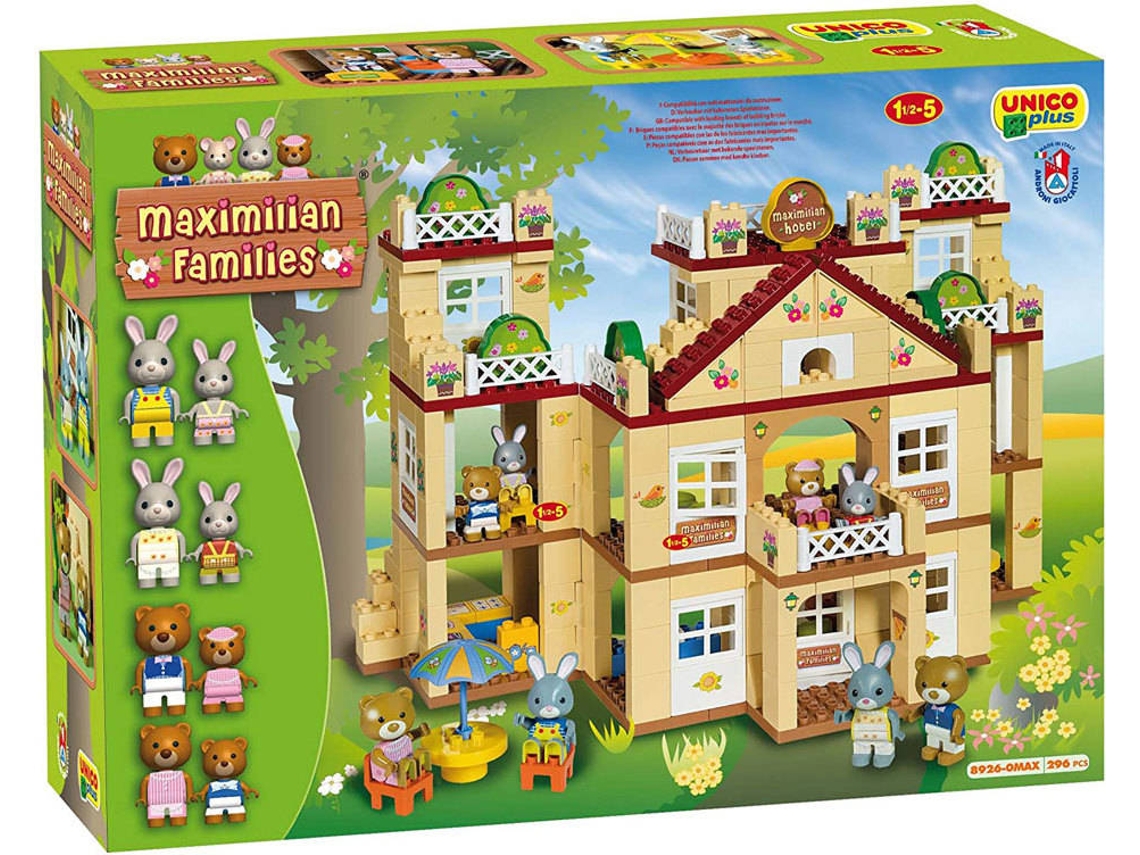 Construções UNICO Hotel Família Maximilian 296 Peças