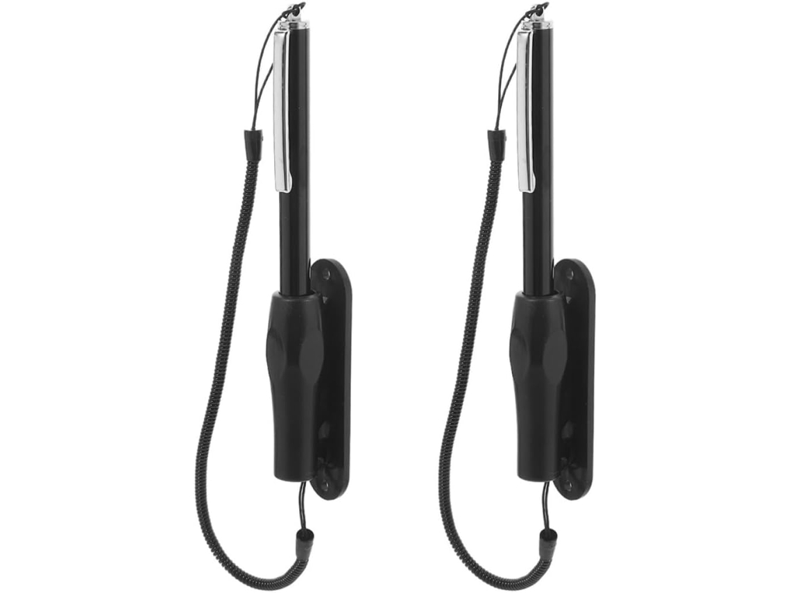 Caneta Touchscreen De Abs De 2 Peças Com Cordão De Fixação, Compatível
