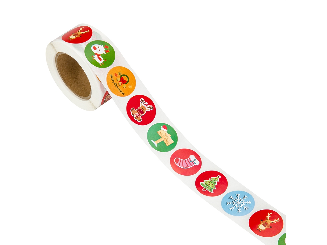 Adesivos De Natal Para Bolo Biscoito E Caixa Presente