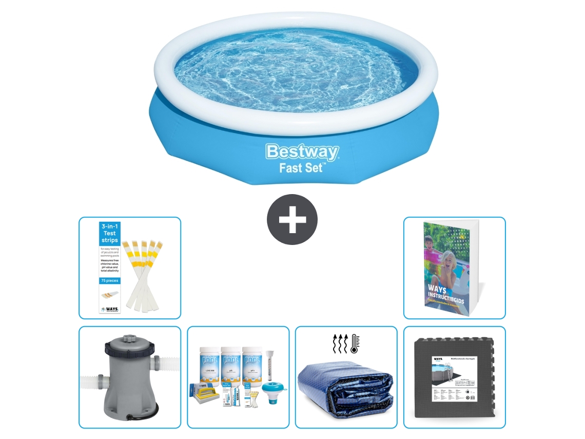 Bestway Piscina Bestway Fast Set Redonda - 305x66 Cm - 7-peças S233