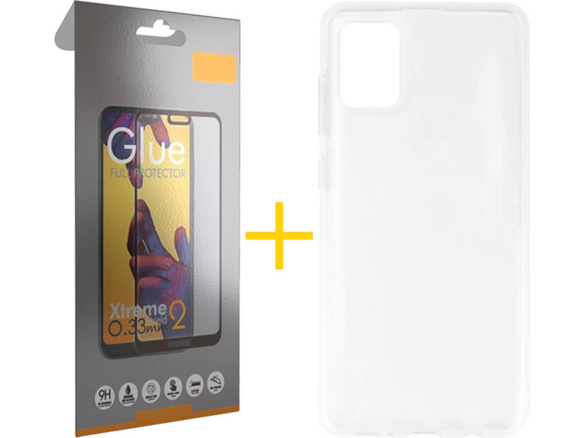 Kit Capa e Película Samsung Galaxy A51 5G SKYHE Full (Transparente)