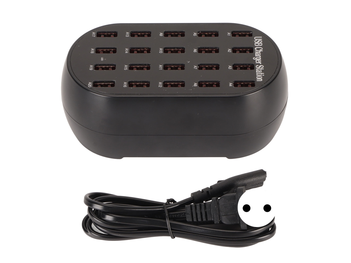 Hub de Carregamento Usb a LAXISCREED 20 Portas 100w 2.4a