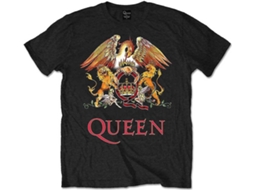 T-Shirt PLASTIC HEAD Queen - Classic Crest Preto (Tamanho: XL)