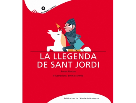 Livro La Llegenda De Sant Jordi de Roser Rimbau (Catalão)