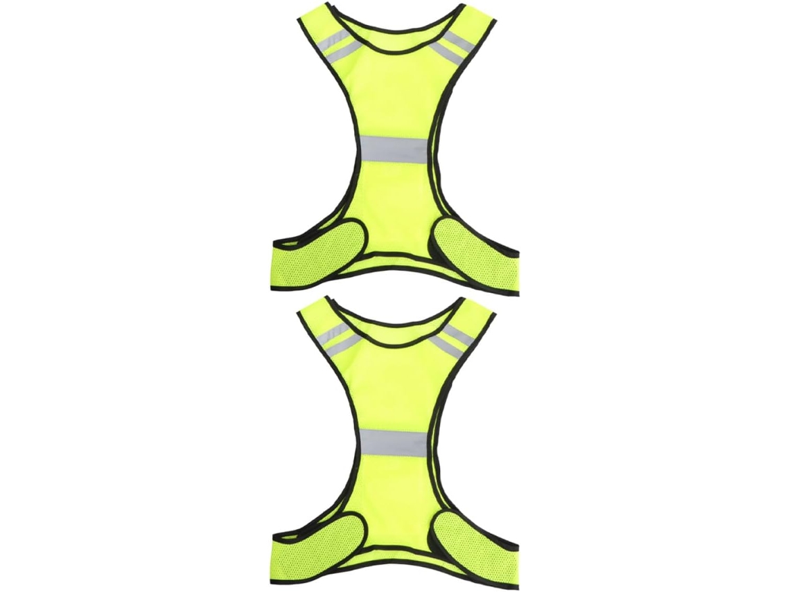 Colete Refletivo De Alta Visibilidade De Duas Peças Com Bolso Ajustável Para Corrida E Ciclismo, Uni Gokoco