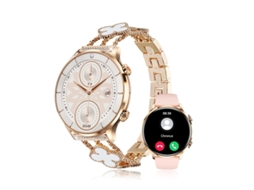 Smartwatch Qs40 1.39 Polegadas Tft Feminino Com Função Rastreamento De Saúde Bluetooth Ouro Feminino Bestvite