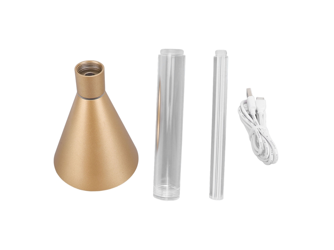 Lâmpada de mesa sem fio LED dimmable recarregável 2200K luz quente resistente à água para quarto escritório café | S/MARCA