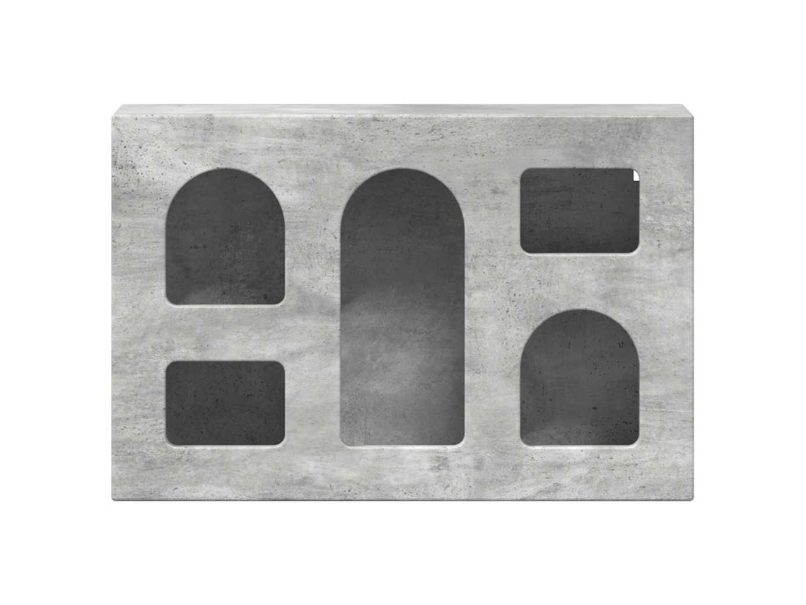 Armário suspenso Cinzento 60x20x40 cm em madeira tratada MAISON EXCLUSIVE
