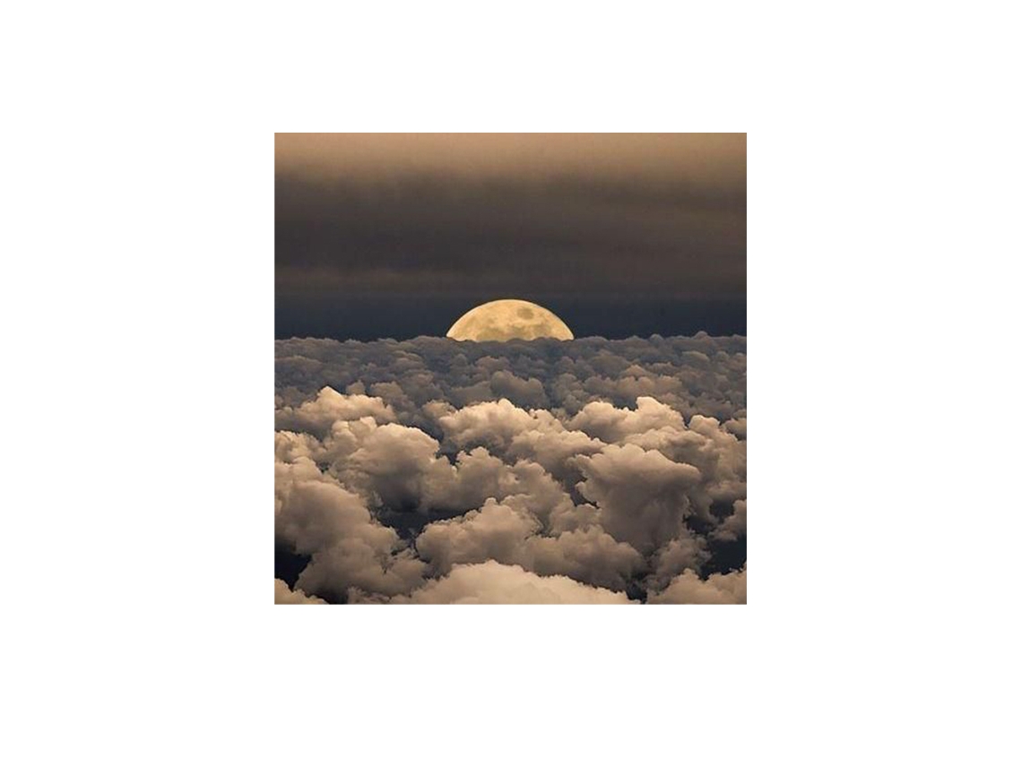 Kit de Pintura de Diamante 5D DIY Paisagem Lunar com Ferramentas Decoração de Parede | S/MARCA
