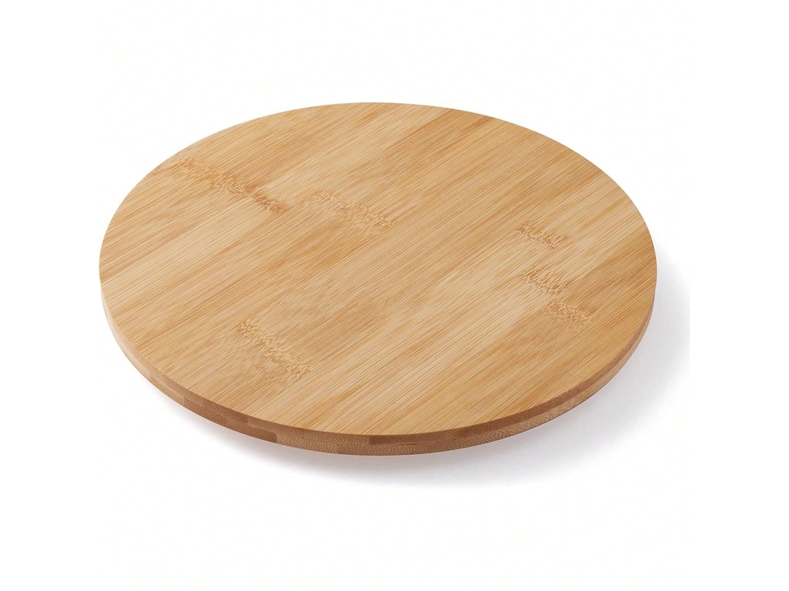 Organizador Giratório Bambu Temperos Condimentos 30 35cm