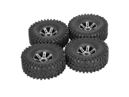Laxiscreed Pneus 1.9 Polegadas Para Rc Carro Traxxas E Redcat Scx10 De Alta Performance