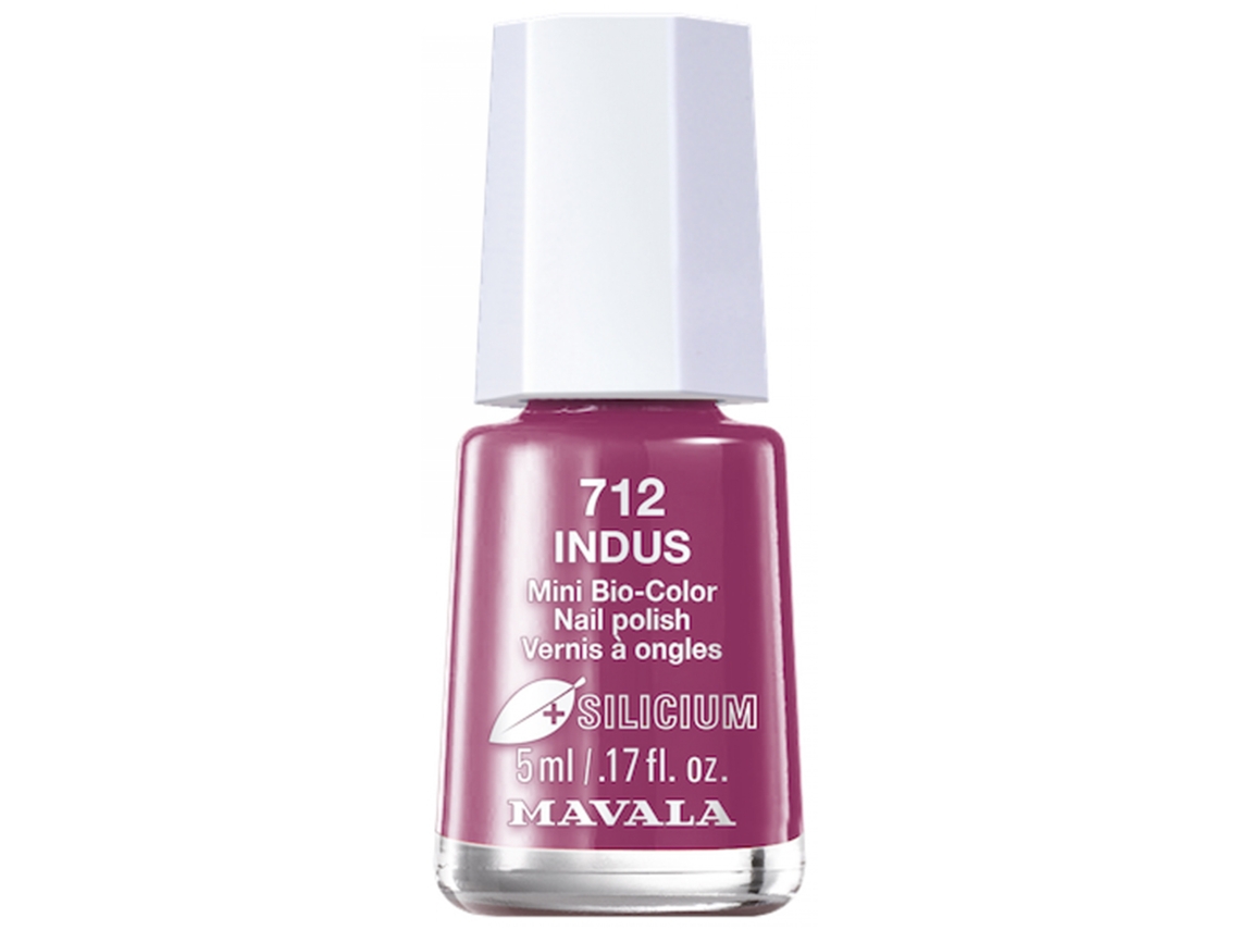 Mini esmalte Bio Color com silicone 5 ml Cor: Indus MAVALA