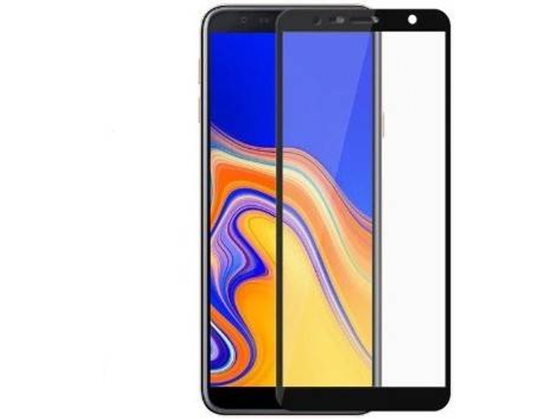 Película Samsung Galaxy J4 Plus 2018 LMOBILE Vidro Temperado Full Cover Preto