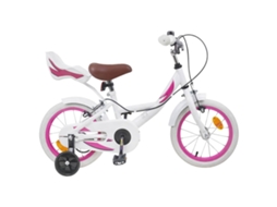 Vidaxl Bicicleta Infantil 14 Polegadas Para 3 A 5 Anos Branco