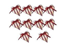 Conjunto De 10 Caixas Criativas Em Formato De Coração Para Doces De Casamento, Caixas De Papel Para Embrulho De Presentes De Casamento. Hengjian