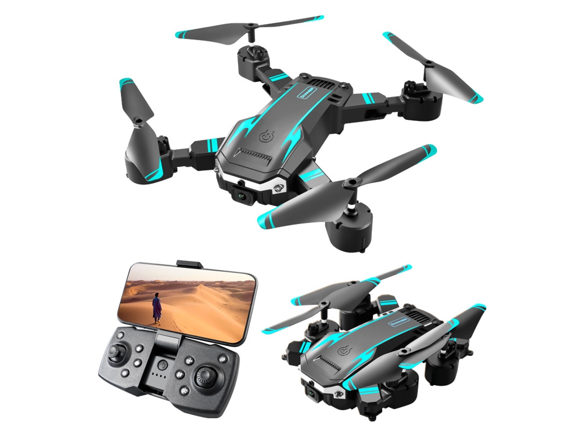 Drone de Controle Remoto Da Câmera G6 4K Hd 1 Bateria Duração Da Bateria: 15 Min Verde YIZHOOD