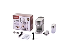 Máquina De Café Elétrica Com Sistema De Espuma De Leite Ajustável