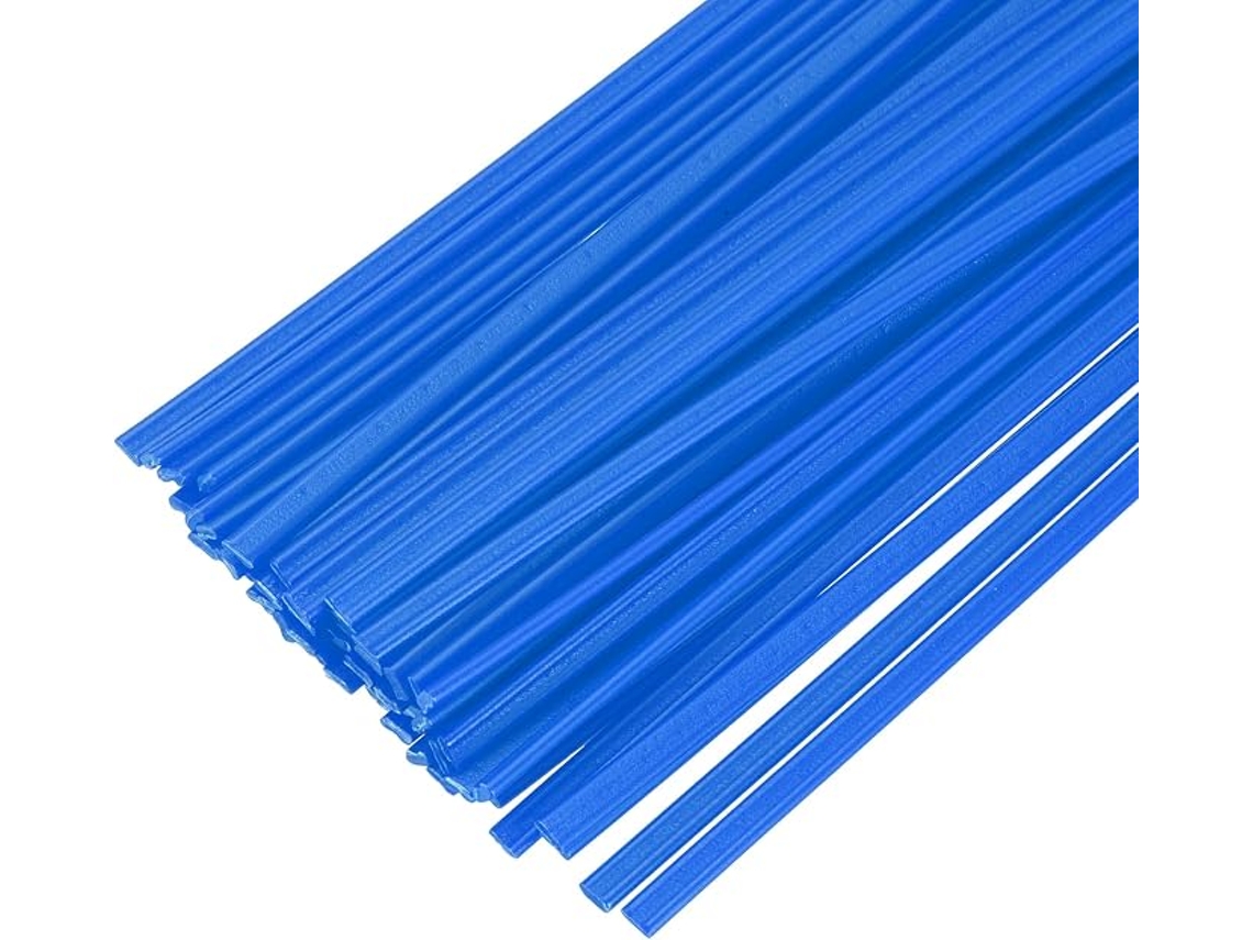 50 Peças 8 Polegadas Hastes De Solda Para Soldador Plástico Azul