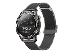 Smartwatch YIZHOOD Te406 Ecrã Touch de 1.32Inch Modo Desportivo À Prova de Água Ip67 Rastreador de Frequencia Cardiaca Preto