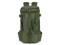 Mochila Multifuncional Para Pesca Com Compartimentos Separados Para Itens Secos E Molhados – Verde
