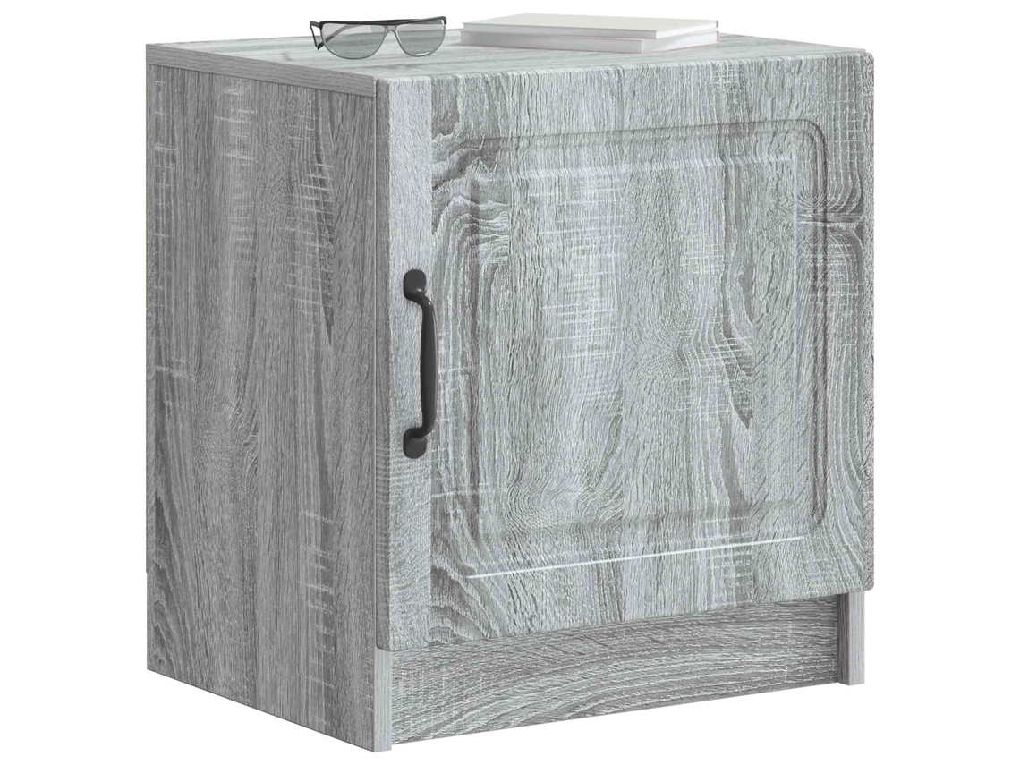 Armário de Cabeceira 2 Pcs Sonoma Cinzento 43x34,5x47 Cm MAISON EXCLUSIVE