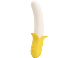 Amor Bonito Banana Geek Super Poder 7 Vibrações Para Cima E Para Baixo Silicone Preto
