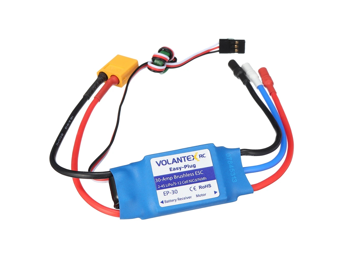 Escvolantex Saber 920 756 2 Peça de Substituição para Aeromodelo Rc: Esc Brushless 30a com Conector Xt60 MDUG