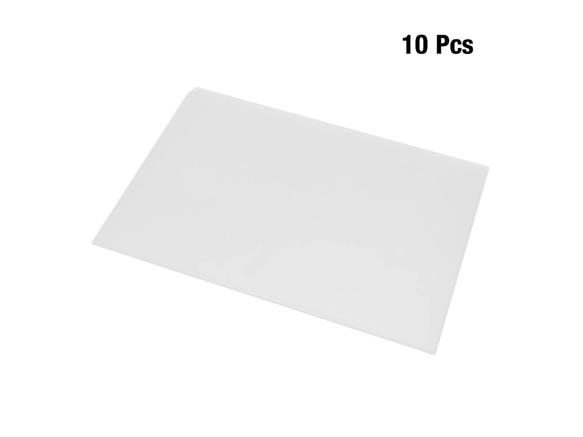 Folhas De Plástico Encolhível Diy Para Pintura Com Lápis De Cor 0,3mm Transparente 20*29cm Sem Polir