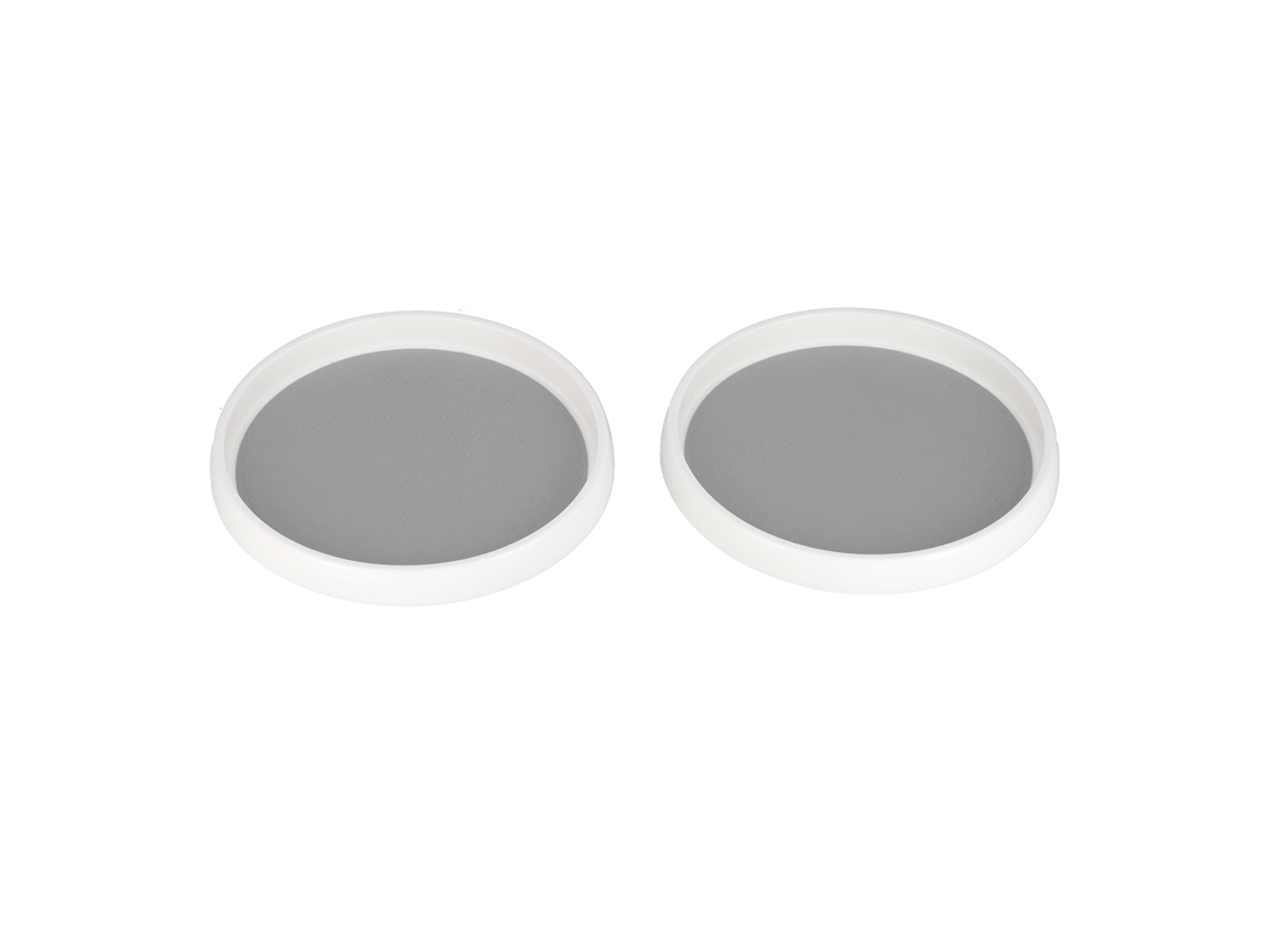 Organizador Giratório com Base Antiderrapante, 2pcs, para Pratos, 360°