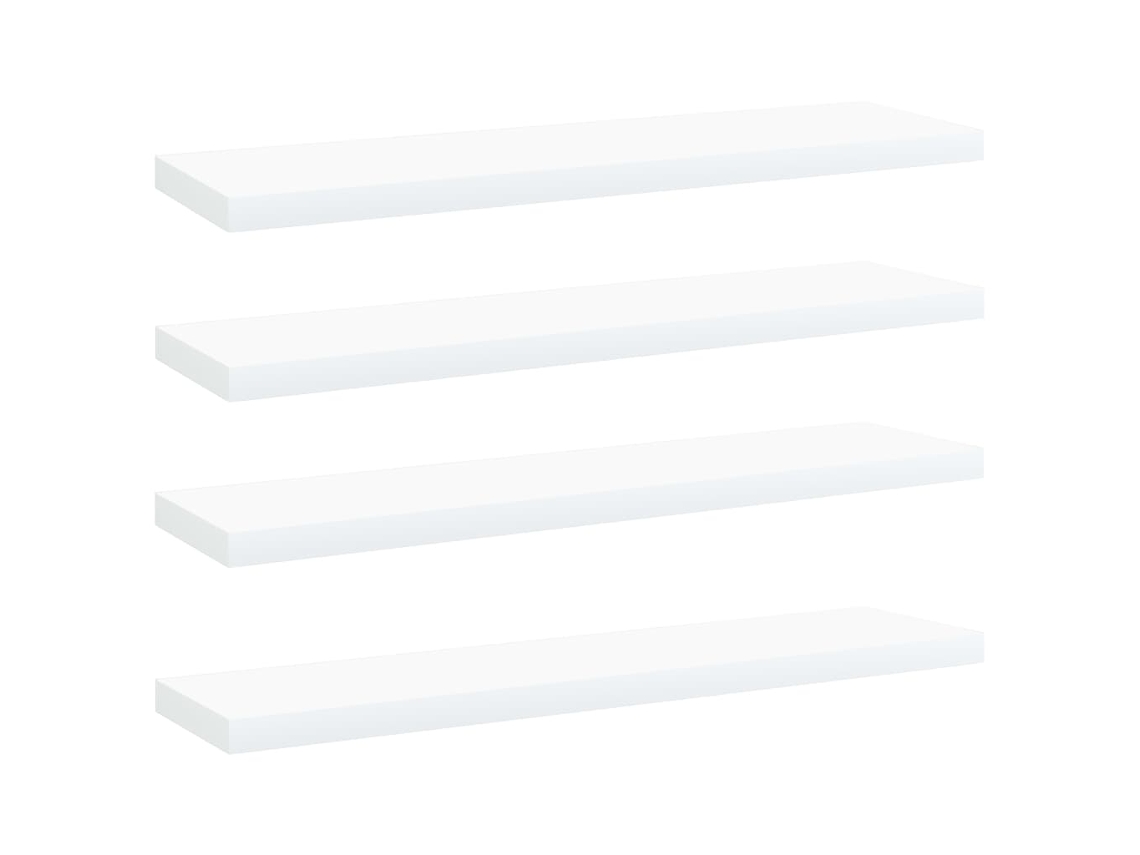 Bookshelf Board, Bookshelf Boards Vidaxl Branco Madeira Processada (40 X 10 X 1.5 Cm)