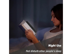 Luz De Leitura Para Livros E Tablets, Ideal Para Leitura Na Cama. Luz De Leitura Portátil Em Led Com Proteção Para Os Olhos. Nostalgia88