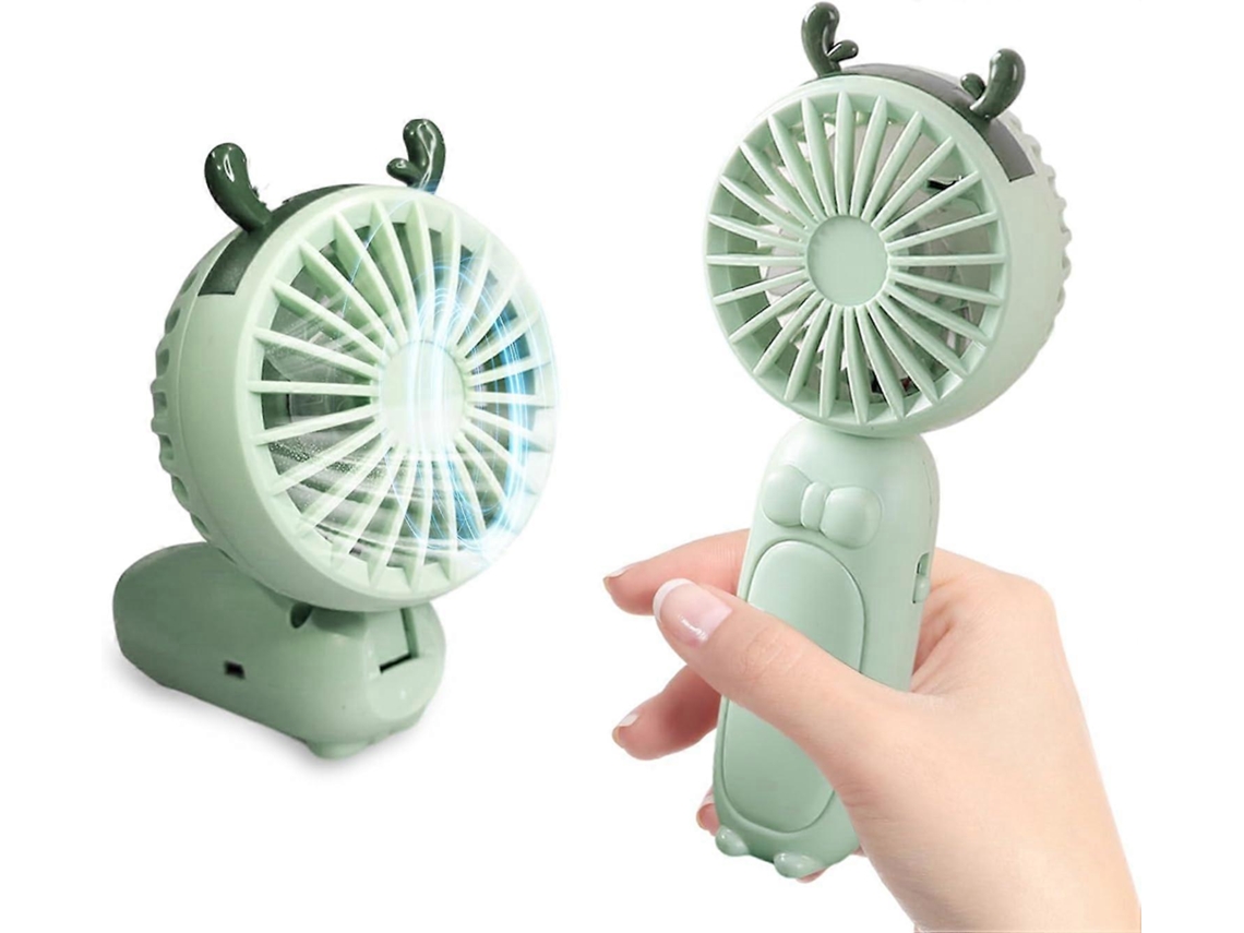 Ventilador Portátil Mini, Recarregável Via Usb, Dobrável, Para Viagens, Camping E Escritório Em Casa, Para Mesas, Camping E Em Casa