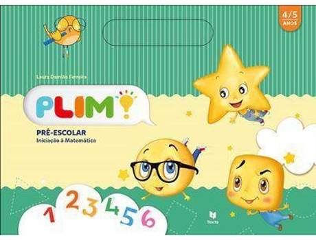 Livro Plim! Pré-escolar 4-5 anos - Matemática de Laura Figueiredo (Português)
