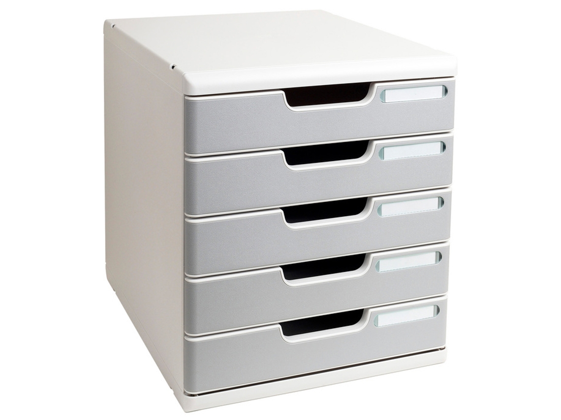 Caixa Gaveta EXACOMPTA Modulo A4 10 Gavetas Preta