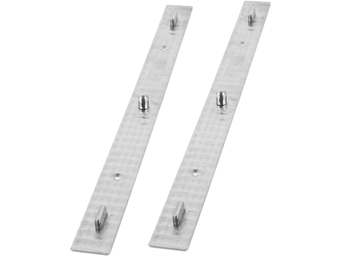Régua De Metal Leve E Portátil Com 3 Pinos Para Desenho E Projetos