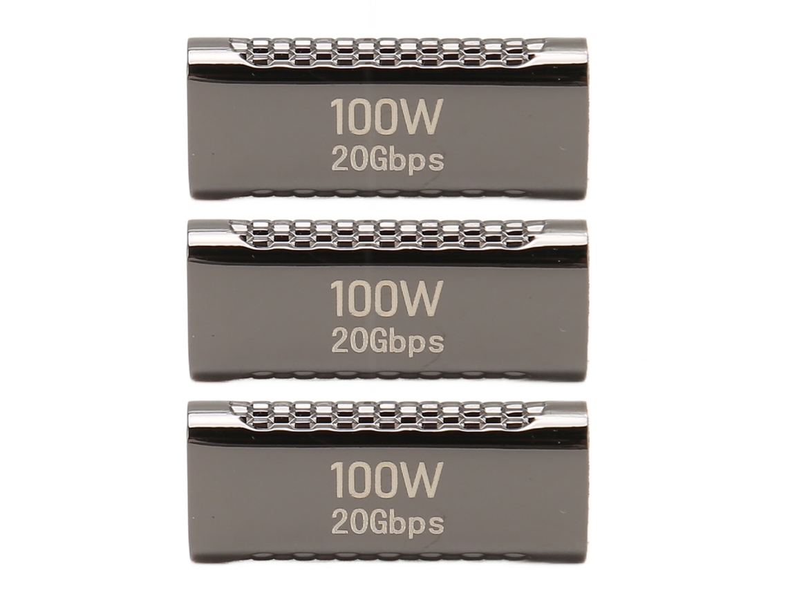 Adaptadores Usb C Fêmea fêmea 3 LAXISCREED 20gbps 100w