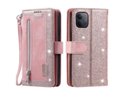 Tkdaddy Para Xiaomi Redmi 15c 5g (ue) (173 Mm) / 15c 4g (ue) (173 Mm) Capa Com 9 Compartimentos Para Cartões, Carteira Com Zíper, Capa De Couro Pu Com