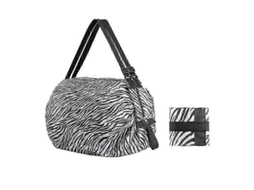 Bolsa De Praia Com Sacolas De Compras Leves, Bolsa De Transporte Dobrável Em Nylon Preto.