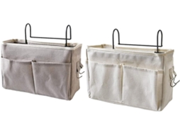 Lurelia Bolsa De Cabeceira, 2 Peças, Suspensa, Com Bolsos, Para Sofá