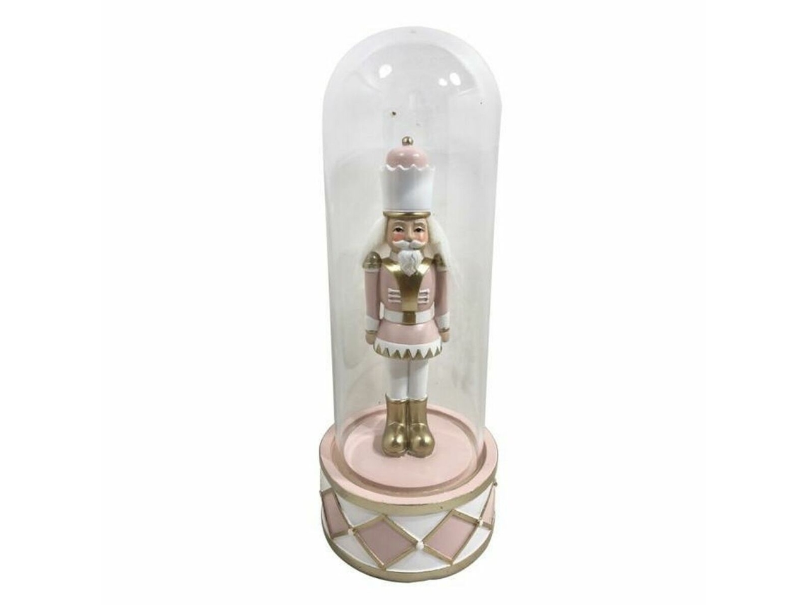 Adorno Natalício DKD Home Decor Cristal Resina Quebra-Nozes (10 x 10 x 26 cm) (2 Unidades)