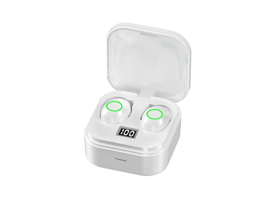 Auriculares Bluetooth True Wireless Tg01 02 Mini 5.1 Compatível com Visor Digital Estéreo In-Ear com Controle de Toque Tg02Mini Branco