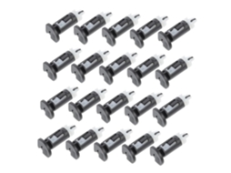 Conjunto De 40 Peças De Clipes De Montagem Para Ventoinha De Cpu, Pinos De Fixação Para Coolers Conjunto De 40 Peças De Clipes De Monta Gokoco