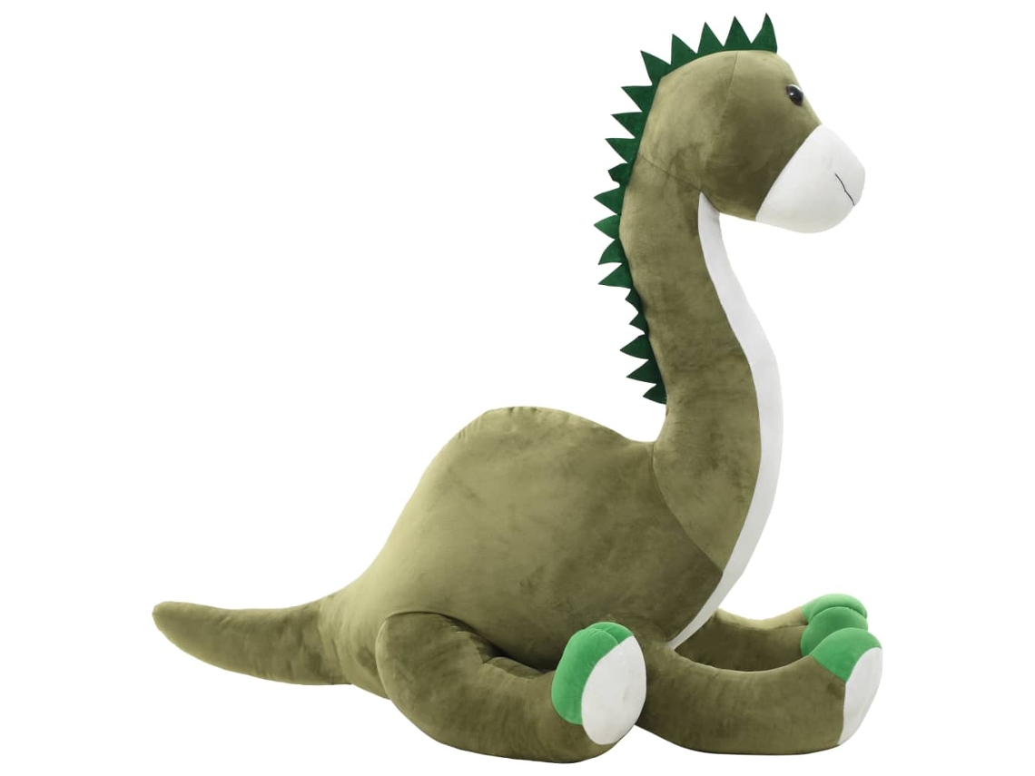 Vidaxl Dinossauro Brontossauro De Peluche Verde