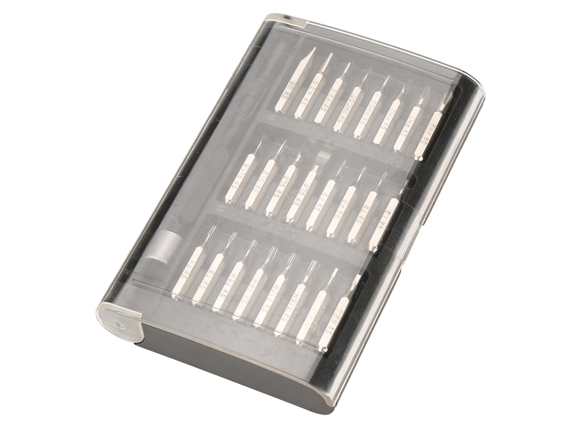 Conjunto de Ferramentas Bits para computador e celular S/MARCA 25 peças