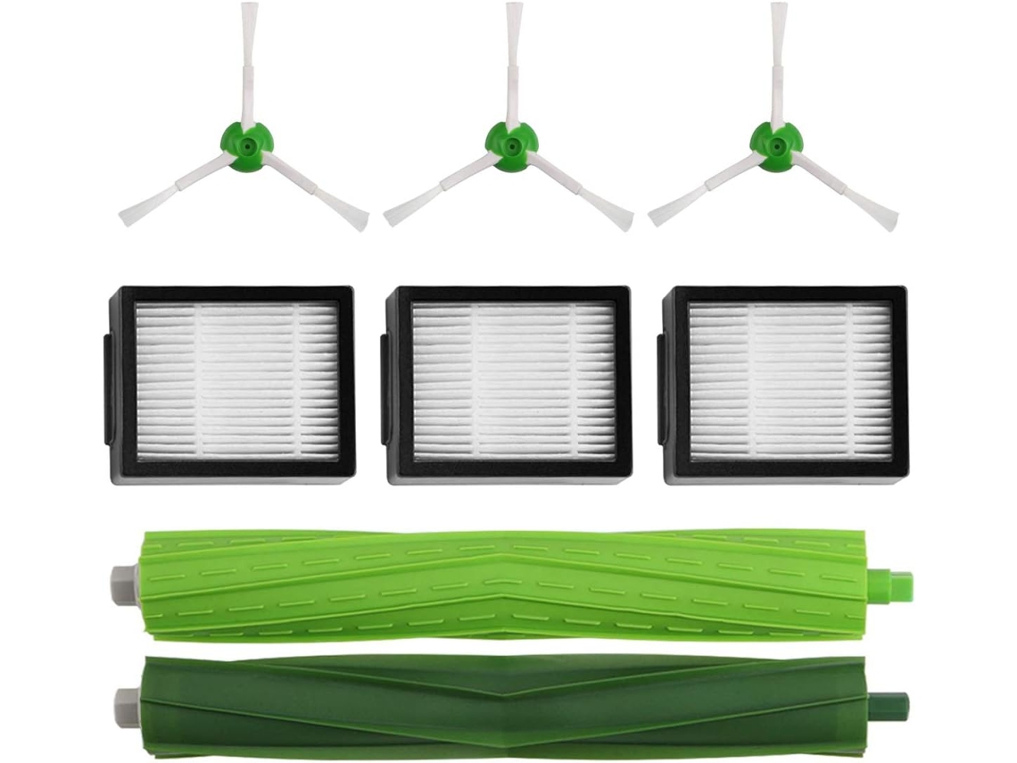 Acessórios Roomba E5/i7 Completo Substituição Escovas Laterais Filtros Rolos Extratores
